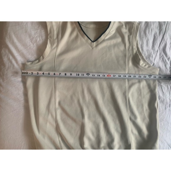 PGA Tour Vest Mens XLarge V Neck Cream Sleeveless Golf - Picture 7 of 13